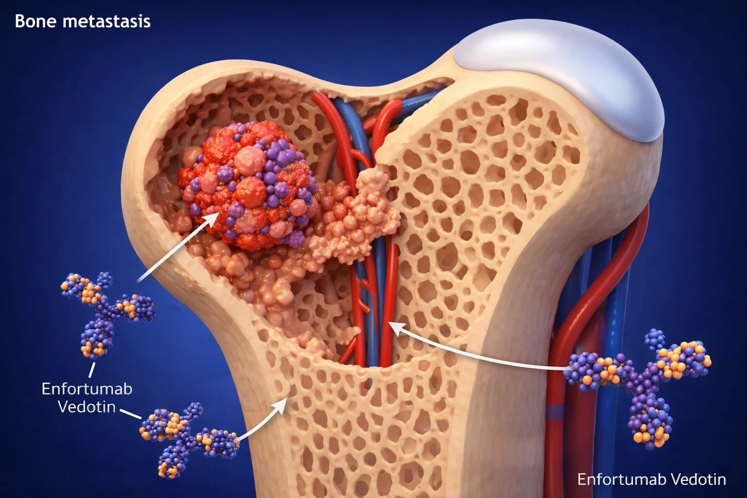 Efficacia di Enfortumab Vedotin nel trattamento di pazienti con carcinoma uroteliale e metastasi ossee